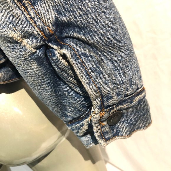 Abercrombie Women's Faux Fur Jeans Jacket - Picture 13 of 16